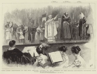 King John, fremført på New Theatre, Oxford, av medlemmene av Oxford University Dramatic Club